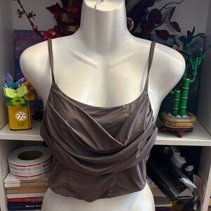 Elegant Brown Women's Top